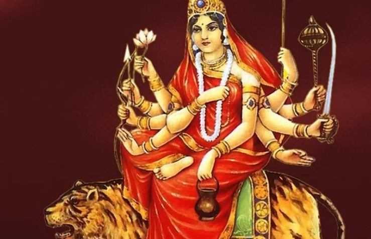 बडा दशैंको तेस्रो दिन आज चन्द्रघण्टा देवीको पूजा गरिंदै